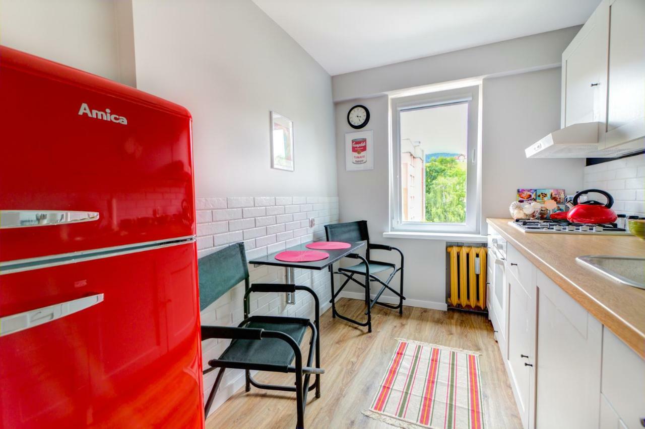 Apartament Halinka Salon, Sypialnia, Kuchnia, Balkon Powierzchnia 50M Krynica Zdroj Buitenkant foto